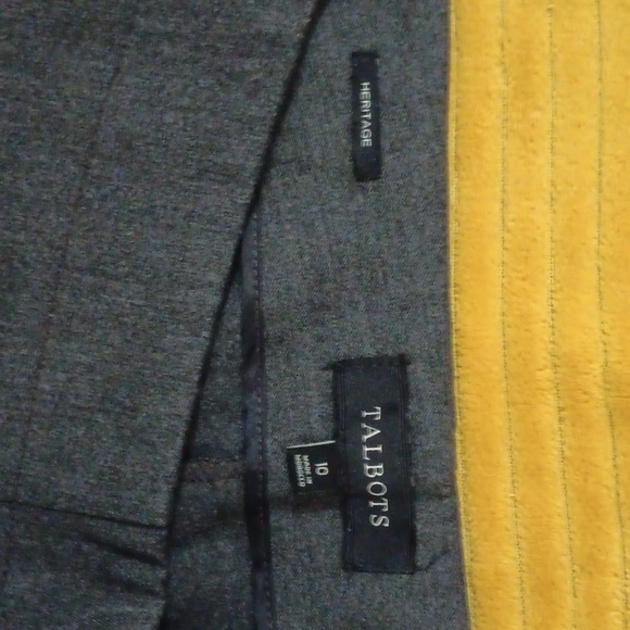 Talbots size 10 gray pants - Picture 3 of 4